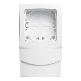 Legrand - Cadre app. saillie 1 poste - pose le long des moulures DLPlus ép. 12,5 - blanc - Réf : 031404L