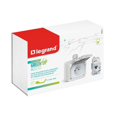 Legrand - Kit Pret à poser Green'Up Access en saillie pour véhicule électrique - Réf : 090476