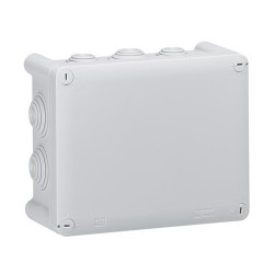 Legrand - Boîte de dérivation rectangulaire Plexo dimensions 360x270x124mm - gris RAL7035 - Rèf : 092092