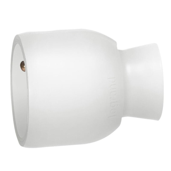 Legrand - Prolongateur plastique 2P+T 16A - blanc - Réf : 050417