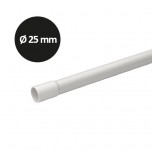 Schneider - Mureva Tube - conduit rigide tulipé PVC gris - Ø25mm/2m - au mètre linéaire - Réf : IMT50525