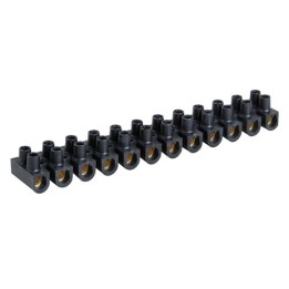 Eur'Ohm - Barrette de 12 connexion à vis - 25mm² - domino - Réf : 70005