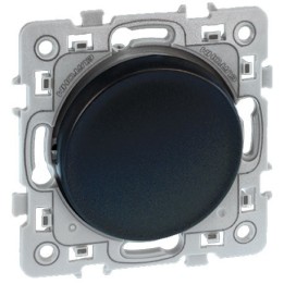 Eur'ohm Square - Interrupteur va et vient anthracite - Réf : 60301