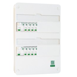 Schneider - Tableau Pré-câblé - Rési9 - 13 modules 2 Rangées - XE AUTO - Réf: SCH13202
