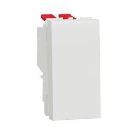 Schneider - Unica - Permutateur - 10A - 250Vca - 1 module - Blanc - mécanisme seul - Réf : NU310518