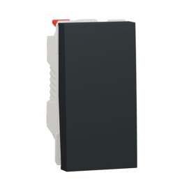 Schneider - Unica - Va-et-vient - 10A - connexion rapide - 1 mod - Anthracite - méca seul - Réf : NU310354