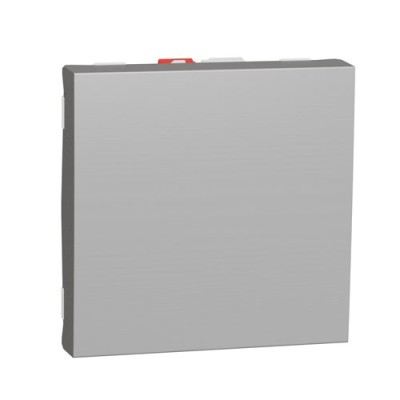 Schneider - Unica - Va-et-vient - 10A - connexion rapide - 2 mod - Alu - méca seul - Réf : NU320330