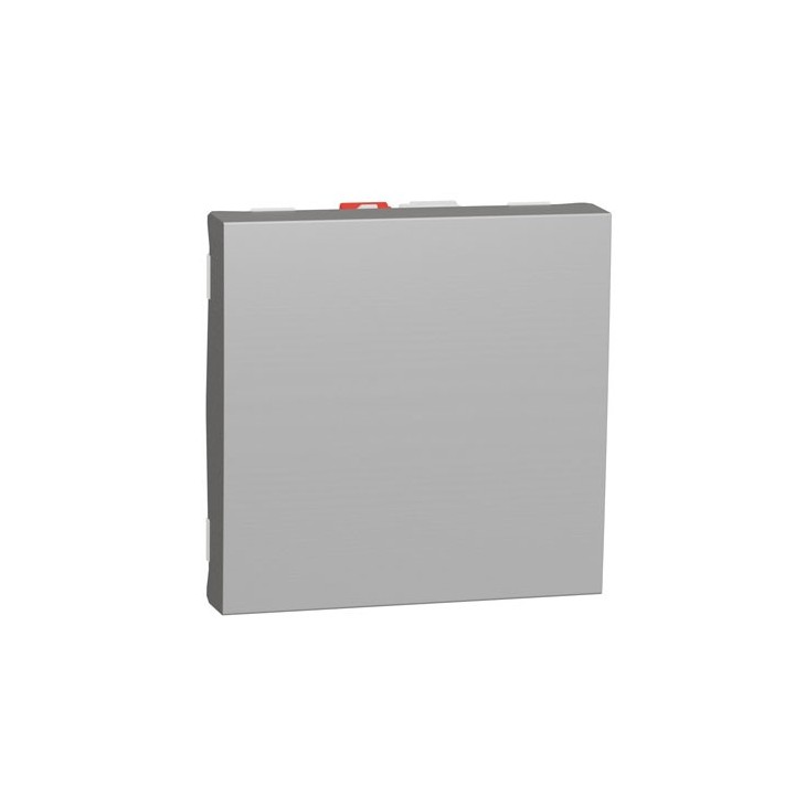 Schneider - Unica - Va-et-vient - 10A - connexion rapide - 2 mod - Alu - méca seul - Réf : NU320330