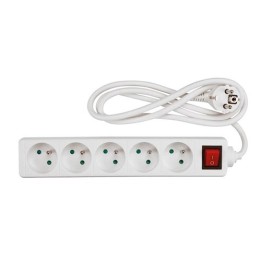 Krisane - Rallonge 1,5 m avec multiprise 5 ports - Réf : KRI10105