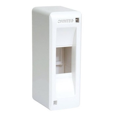Ohmtec - Coffret de répartition - 1 rangée - 2 modules - Réf : 423140