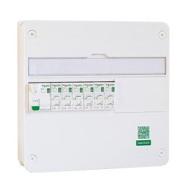 Schneider - Tableau Pré-câblé - Rési9 - 13 modules - 1 Rangée - XE - Réf: SCH13102