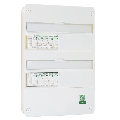  Modifier : Schneider - Tableau Pré-câblé - Rési9 - 13 modules - 2 Rangées - XP - Réf: SCH13201 