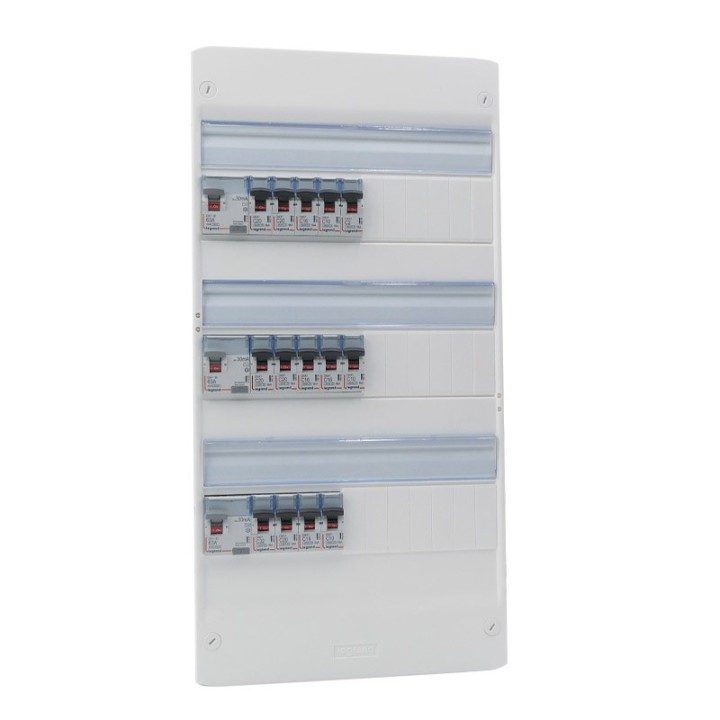 Legrand - Tableau électrique équipé et précâblé - pour logement T3 - Réf : 093066