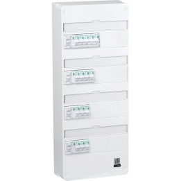 Schneider - Tableau Pré-câblé - Resi9 - 13 Modules 4 Rangées - XP - Réf:SCH13401
