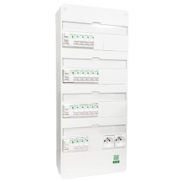 Schneider - Tableau Pré-câblé - Resi9 - 13 Modules 4 Rangées - XP - Réf: SCH13411