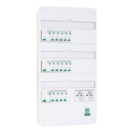 Schneider - Tableau Pré-câblé - Rési9 - 13 modules 3 Rangées - XE AUTO - Réf: SCH13312