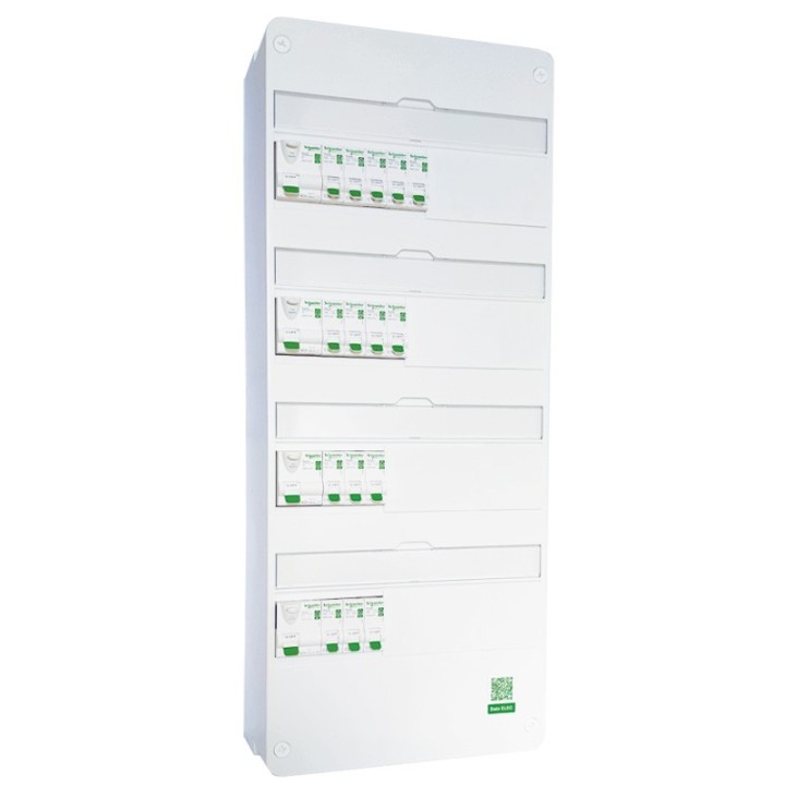 Schneider - Tableau Pré-câblé - Rési9 - 13 Modules 4 Rangées - XE AUTO - Réf: SCH13402