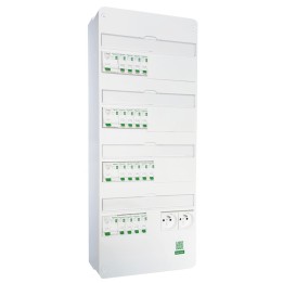 Schneider - Tableau Pré-câblé - Rési9 - 13 Modules 4 Rangées - XE AUTO - Réf: SCH13412