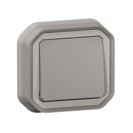 Legrand - Interrupteur ou va-et-vient étanche Plexo 10AX 250V IP55 IK08 complet encastré - gris - Réf : 069811L