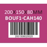 Caisse carton à fond automatique 200 x 150 x 80mm - Réf : BOUF1-CAH140