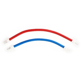 Lot de 2 cordon de repiquage - 1 phase/1 neutre - section 16 mm² - long : 240/200 mm - pour bornes à vis - Réf : VRH07K-1