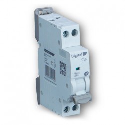 Digital Electric - Disjoncteur 10A Ph/N D4,5 kA  - Réf : 01210
