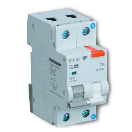 Digital Electric - Disjoncteur Différentiel 20A/30mA Type AC 6kA - Réf : 03021