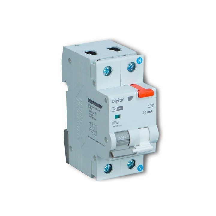 Digital Electric - Disjoncteur Différentiel 32A/30mA Type AC 6kA - Réf : 03033