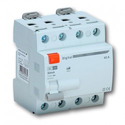 Digital Electric - Interrupteur Différentiel 4x40A/30mA Type AC - Réf : 03432