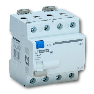 Digital Electric - Interrupteur Différentiel 4x63A/300mA Type B - Réf : 03478