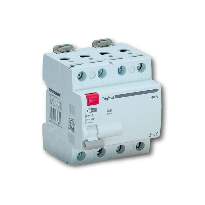 Digital Electric - Interrupteur différentiel 4x40A/30mA Type F - Réf : 03446