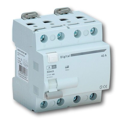 Digital Electric - Interrupteur Différentiel 4x40A/30mA Type A - Réf : 03442