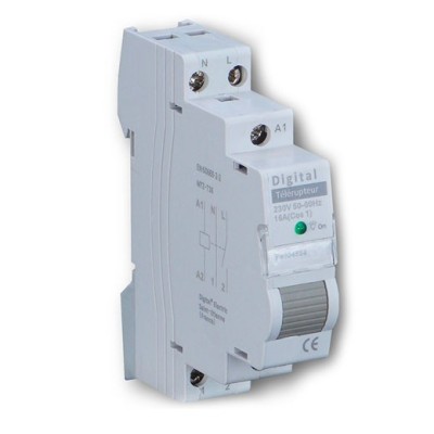 Digital Electric - Télérupteur Silencieux 1x16A 220Vac - Réf : 04554