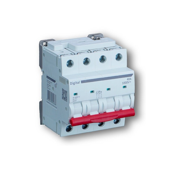 Digital Electric - Interrupteur Sectionneur 40A/1000 Vdc - Réf : 04324