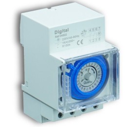 Digital Electric - Inter Horaire 16A 24h 3mod. - Réf : 04622