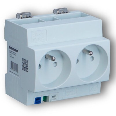 Digital Electric - Double Prise Modulaire 2P+T 16A - Réf : 04564