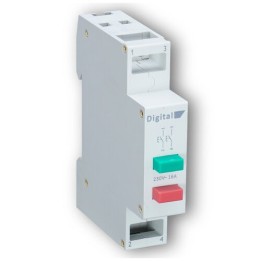 Digital Electric - Double poussoir 16A 2NO - Réf : 04786