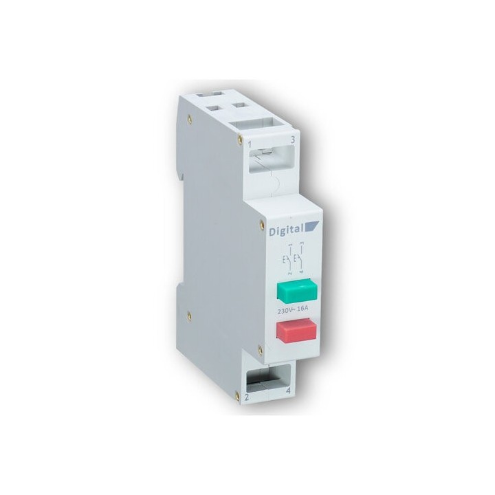 Digital Electric - Double poussoir 16A 2NO - Réf : 04786