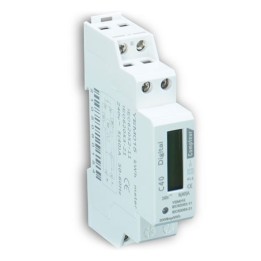 Digital Electric - Compteur 220Vac Digital 40A - Réf : 14114