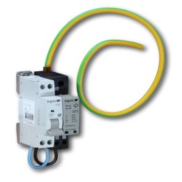 Digital Electric - Parafoudre compact Ph+N/Imax 20kA/Type II + DPN 20A - Réf : 08104