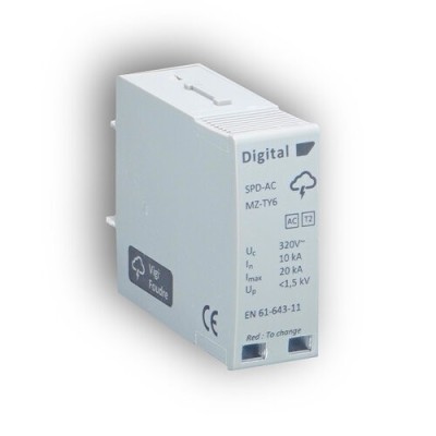 Digital Electric - Cartouche compact Ph+N/Imax20kA/Type II - Réf : 08112