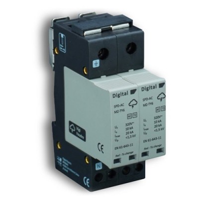 Digital Electric - Parafoudre Compact 3Ph+N/Imax 20kA/Type II - Réf : 08242