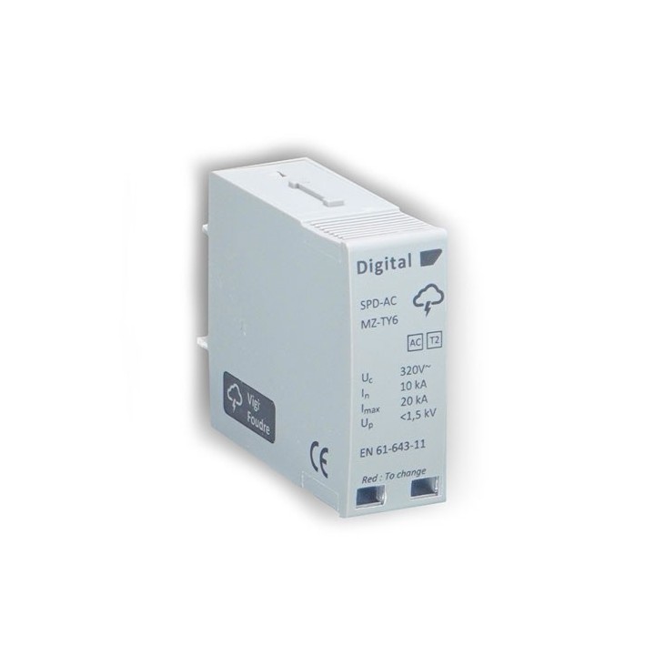 Digital Electric - Cartouche Pf AC  Imax40kA/Type II Phase  - Réf : 08212