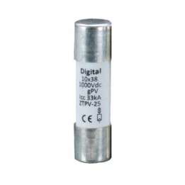 Digital Electric - Fusible 10x38 gPV 8A 1000 Vdc - Réf : 02630