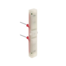 Legrand - Voyant témoin 230V phase distribuée Easy-Led brochable à LEDs blanches pour Mosaic - socle rouge  - Réf : 067688L