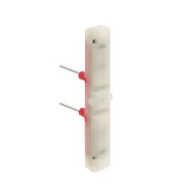 Legrand - Voyant témoin 230V phase distribuée Easy-Led brochable à LEDs blanches pour Mosaic - socle rouge  - Réf : 067688L