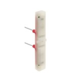 Legrand - Voyant témoin 230V phase distribuée Easy-Led brochable à LEDs blanches pour Mosaic - socle rouge  - Réf : 067688L