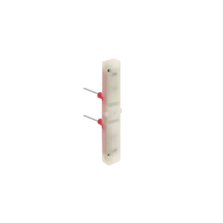 Legrand - Voyant témoin 230V phase distribuée Easy-Led brochable à LEDs blanches pour Mosaic - socle rouge  - Réf : 067688L