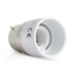 Miidex Lighting - Adaptateur base culot B22 vers E14 - Réf : 73991