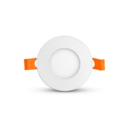 Miidex Lighting - Plafonnier LED Blanc Ø90mm 3W 3000K - Réf : 7746